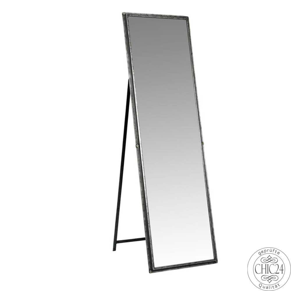Standspiegel mit Eisenrahmen H169cm