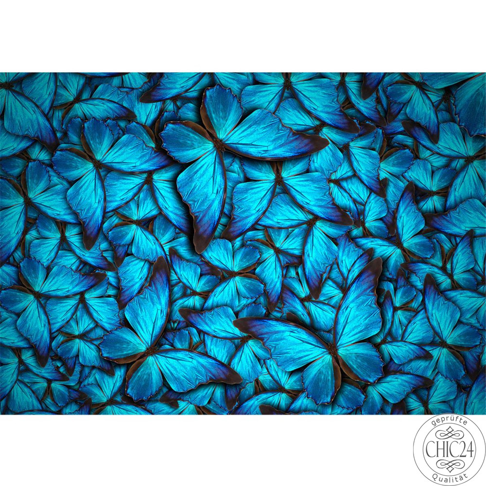 Fototapete Schmetterlinge Tiere Natur Blau no. 192