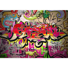 Fototapete Kinderzimmer Graffiti Streetart Graffitti Sprayer bunt no. 220
