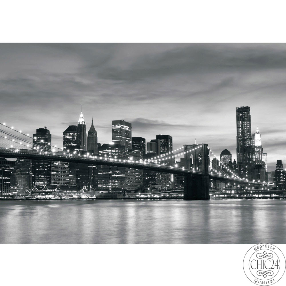 Fototapete New York Bridge Lightning no. 269