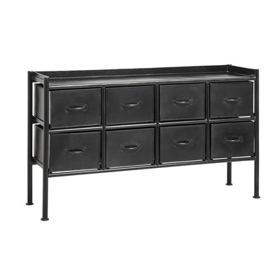 Sideboard in Metall schwarz