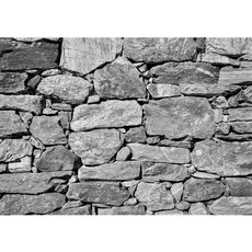 Vlies Fototapete no. 8 | Black and White Stone Wall Steinwand Tapete Steinmauer Steine Steinwand Steinoptik 3D pink