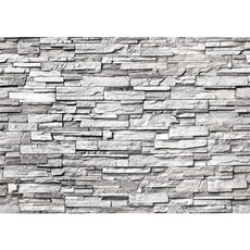 Vlies Fototapete no. 132 | Noble Stone Wall - grau - anreihbar Steinwand Tapete Steinoptik Stein Wand Wall grau