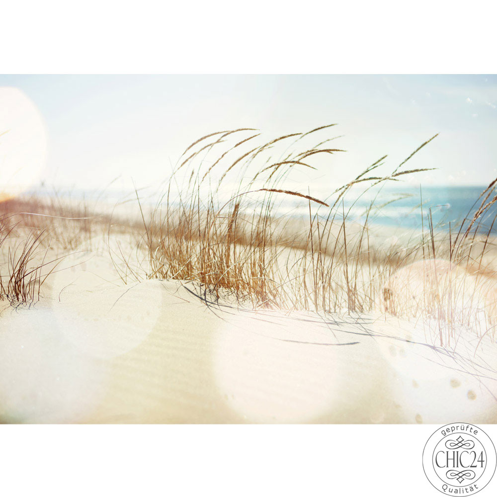 Vlies Fototapete no. 148 | Strand Tapete Strand Meer Beach Wasser Blau Himmel Sonne Sommer beige
