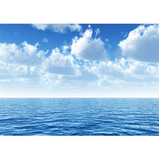 Vlies Fototapete no. 152 | Meer Tapete Ozean Meer Wasser See Welle Sturm Blau Trkis blau