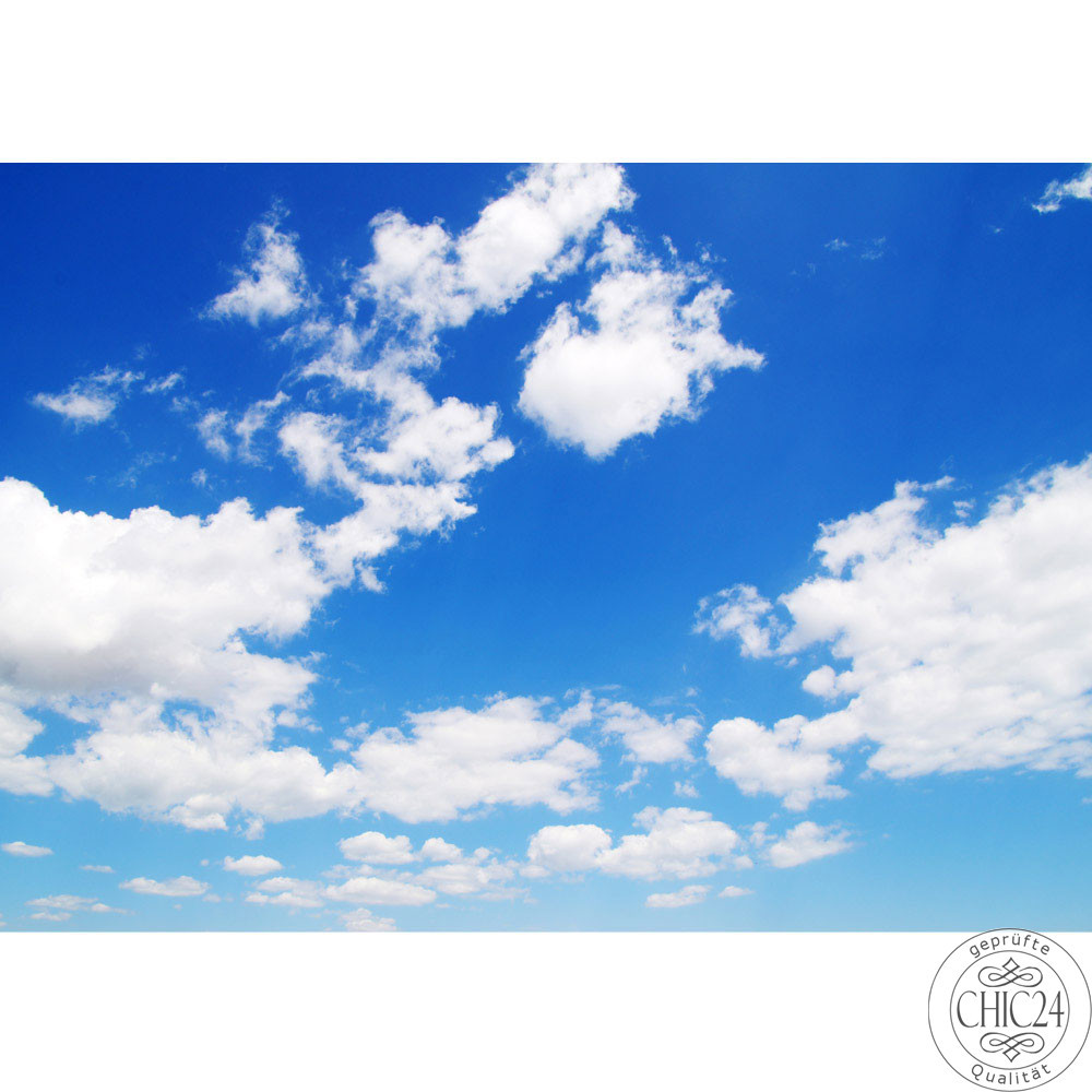 Vlies Fototapete no. 154 | Himmel Tapete Himmel Wolken Blau Romantisch Urlaub blau