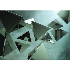 Vlies Fototapete no. 216 | Kunst Tapete Abstrakt Hindergrund Dreieck braun