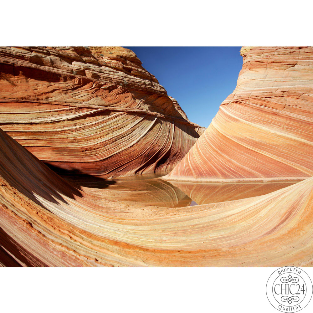 Vlies Fototapete no. 233 | Wüste Tapete Sand Düne Wüste Urlaub Sonne blau