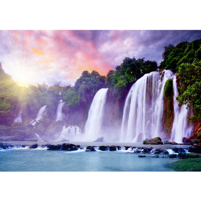 Vlies Fototapete no. 247 | Natur Tapete Wasserfall B�ume...