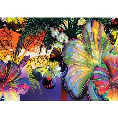 Vlies Fototapete no. 479 | Kunst Tapete Abstrakt Bl�ten...