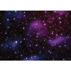 Vlies Fototapete no. 499 | Sternenhimmel Tapete Galaxy Sterne Weltraum lila