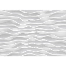 Vlies Fototapete no. 2869 | Kunst Tapete Design Wellen Abstrakt Muster wei