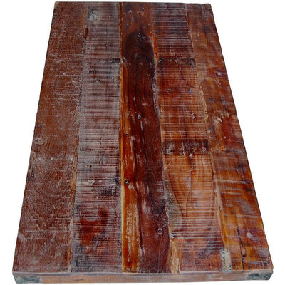 Tischplatte aus recyceltem Teakholz H=5x180x80cm