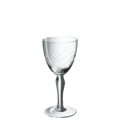 Weinglas mit Gravur klein transparent