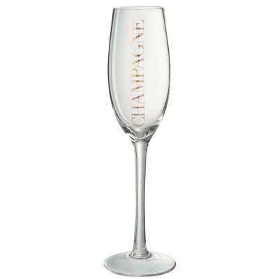 Champagner Glas gold