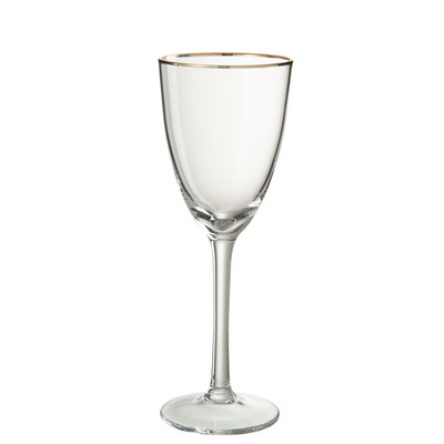 Weinglas GOLD BORD Glas