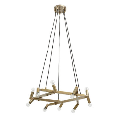 Kronleuchter 75cm aus Messing von Nordal