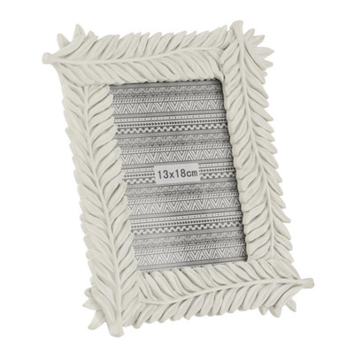 FOTORAHMEN FEDER POLY WEI� 13x18cm