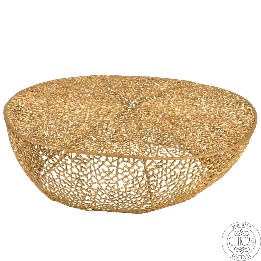 Coffee table coral gold